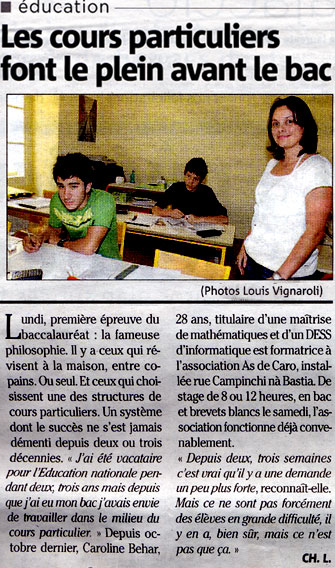 presse cours maths